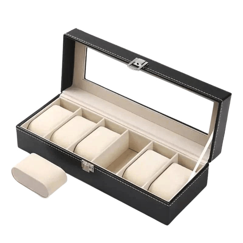 CASE PORTA RELÓGIOS - 6 ESPAÇOS - CURTT