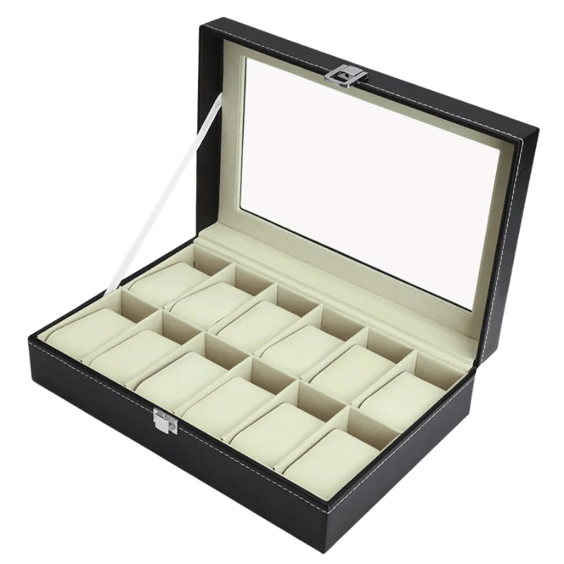 CASE PORTA RELÓGIOS - 12 ESPAÇOS - CURTT